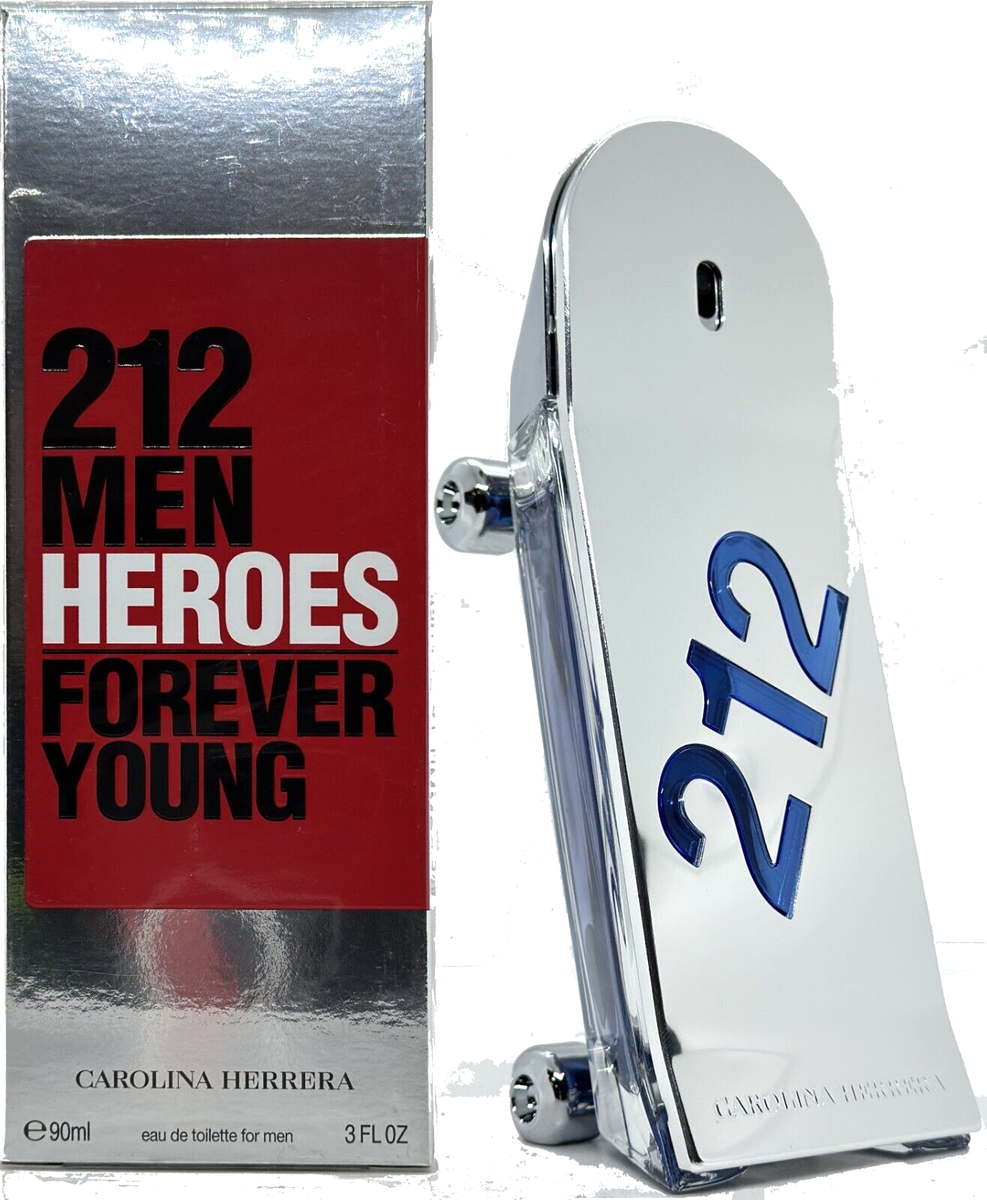 Carolina Herrera 212 Heroes Forever Young | Eau de Parfum Spray | Size: 3 FL OZ / 90 ml