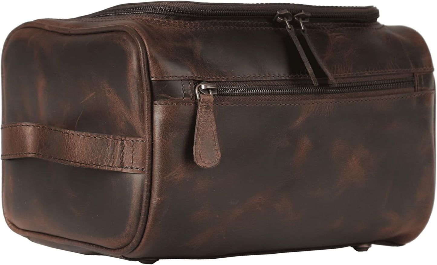 Oxavio Travel Dopp Kit with YKK Zippers – Metal Base Makeup Organizer Accessories Bag, 9x6 inch