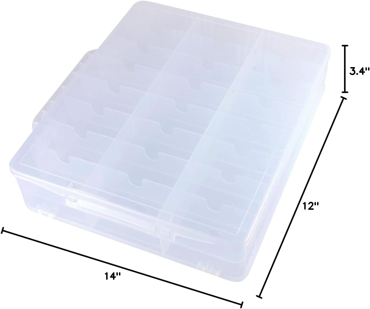 Oxavio Nail Polish Organizer – Adjustable Storage Rack for 48 Bottles with Space-Saving Design