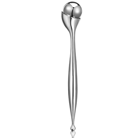 Oxavio 2-in-1 Eye Cream Applicator and Ice Roller – Face Massager Tool for Puffiness, Eye Bags, and Sore Muscles
