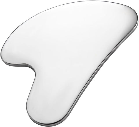 Oxavio Stainless Steel Gua Sha Tool Guasha Tool for Face Massager Tool for Jawline & Chin Face Sculpting Tool Fascia Massage Tool for Face Massage Gua Sha Facial Tools Skin Care Gifts for Women