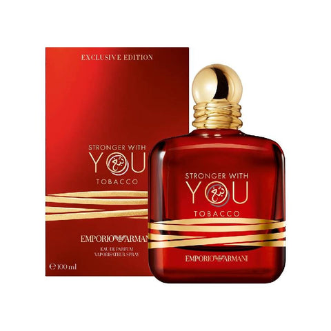 Giorgio Armani Stronger With You Tobacco | Eau De Parfum Spray | Size: 3.4 FL OZ / 100ml