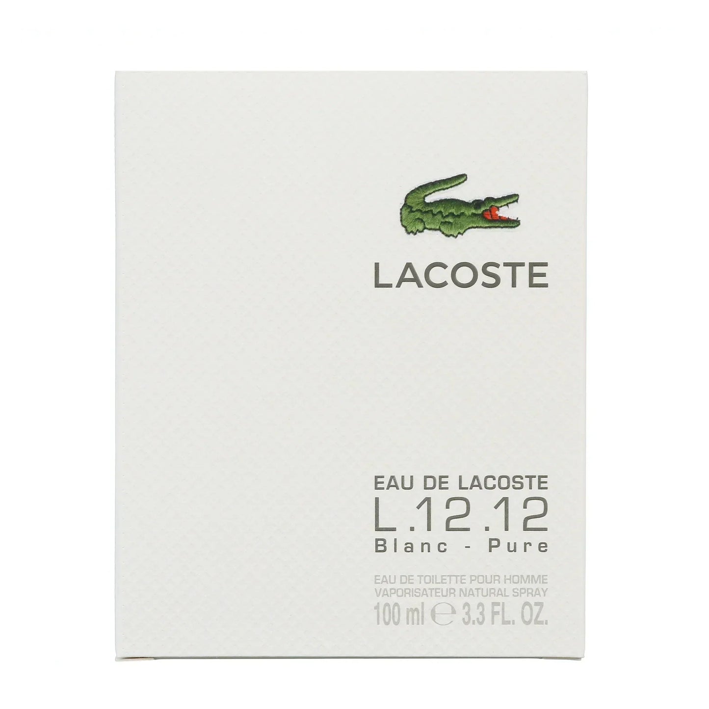 Lacoste Eau de Lacoste L.12.12 Blanc | Eau de Toilette | Size: 3.3 FL OZ / 100ml