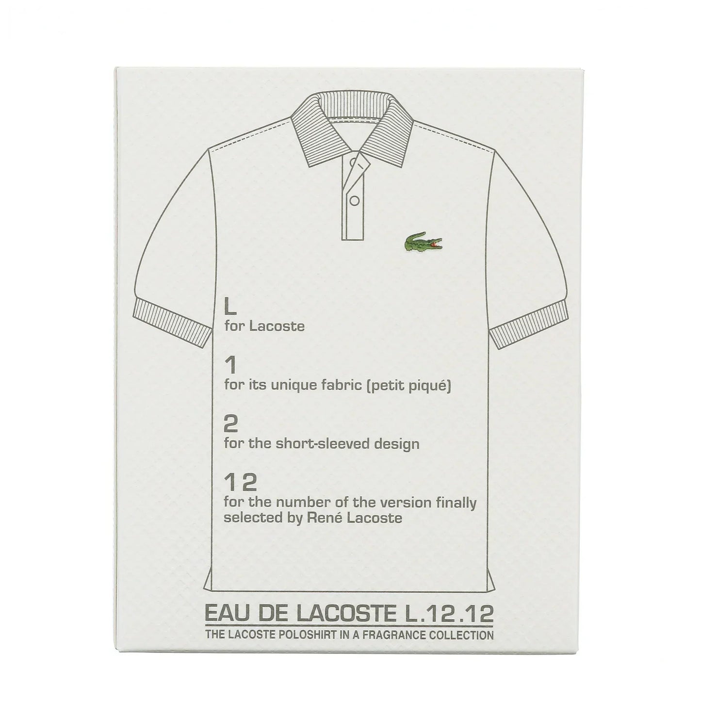 Lacoste Eau de Lacoste L.12.12 Blanc | Eau de Toilette | Size: 3.3 FL OZ / 100ml