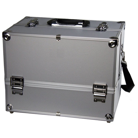 Oxavio Professional Makeup Train Case – Silver 14