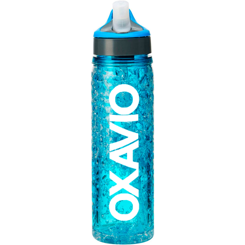 OXAVIO Freezeable Double Wall Insulated Tritan Water Bottle with Crackle Gel