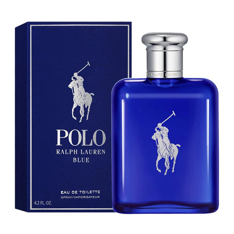 Ralph Lauren Polo Blue Eau de Toilette Spray for Men | 4.2 fl oz / 125 ml